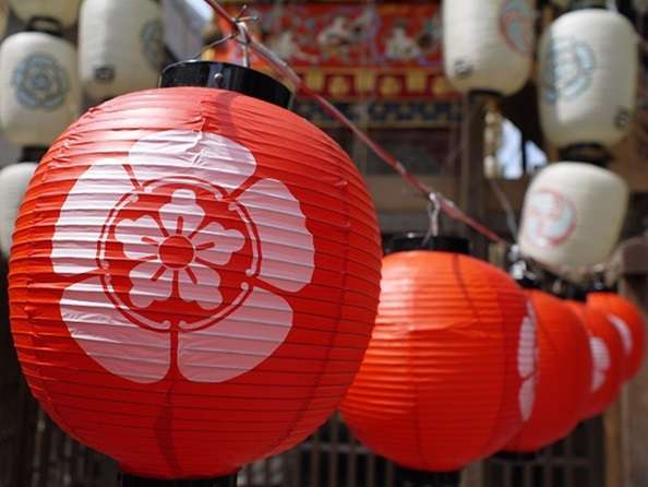 提灯：京都の祭りのイメージ